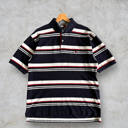 Polo Tommy Hilfiger a righe taglia L