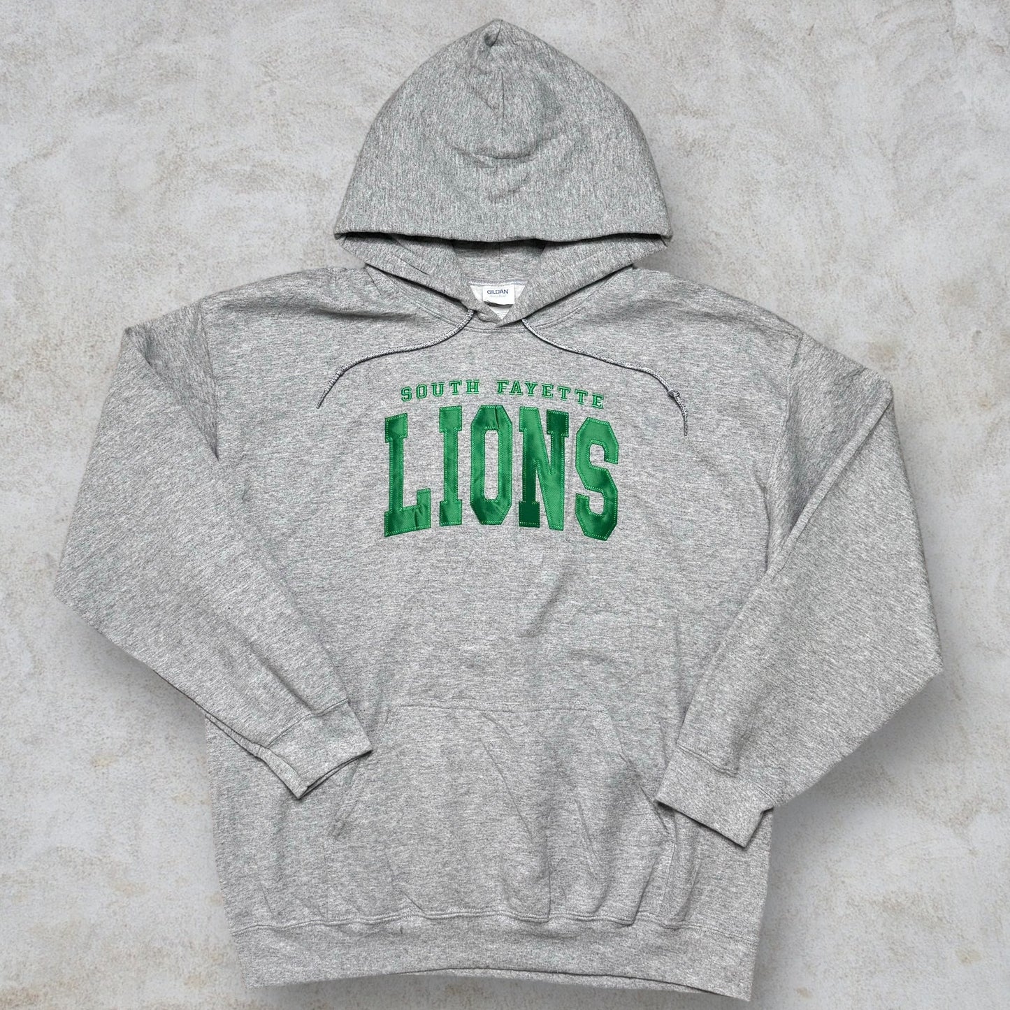 Felpa con Cappuccio Vintage South Fayette Lions taglia L