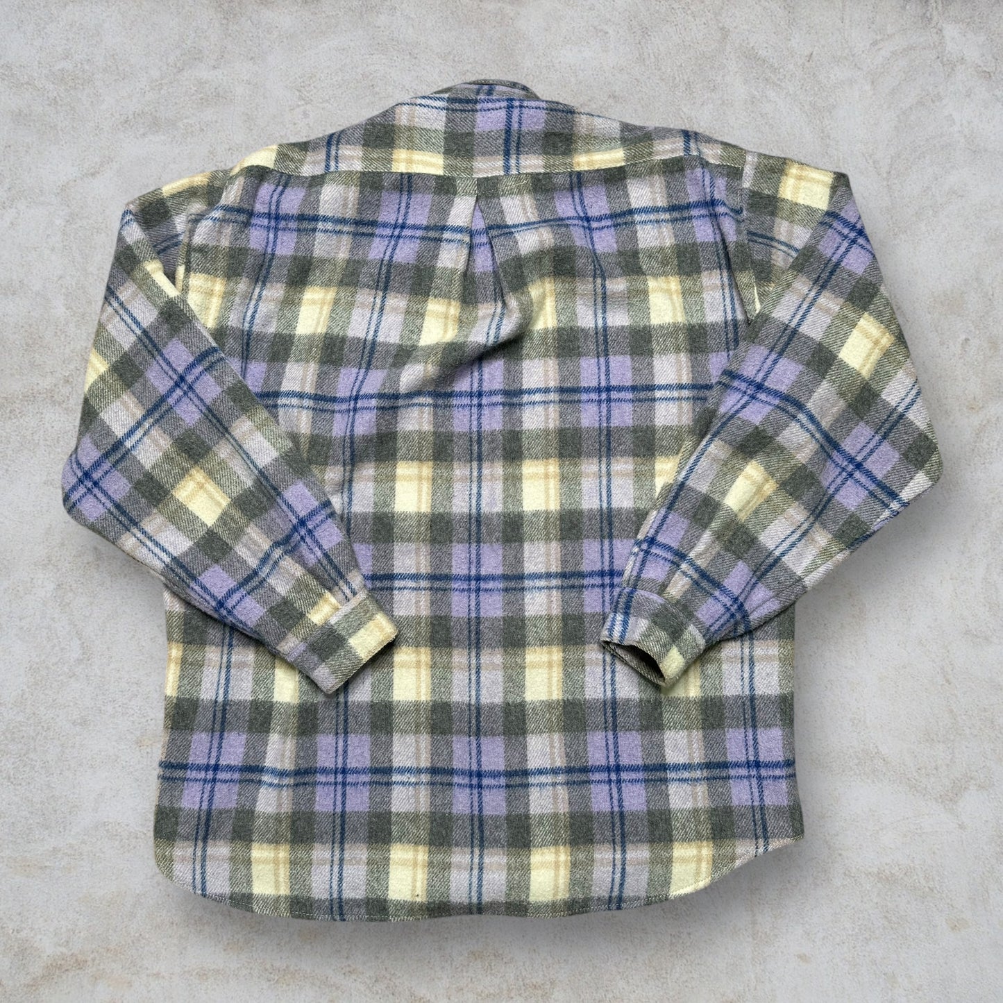 Camicia di Flanella Vintage Made in Italy taglia L in lana