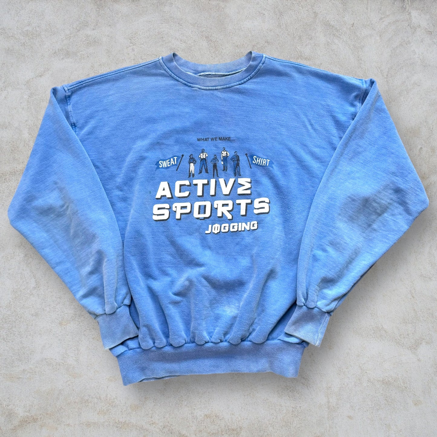 Sweat vintage avec imprimé "Active Sports", taille XL