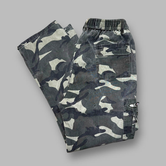 Pantaloni Cargo Militari Camouflage Imbottiti taglia M