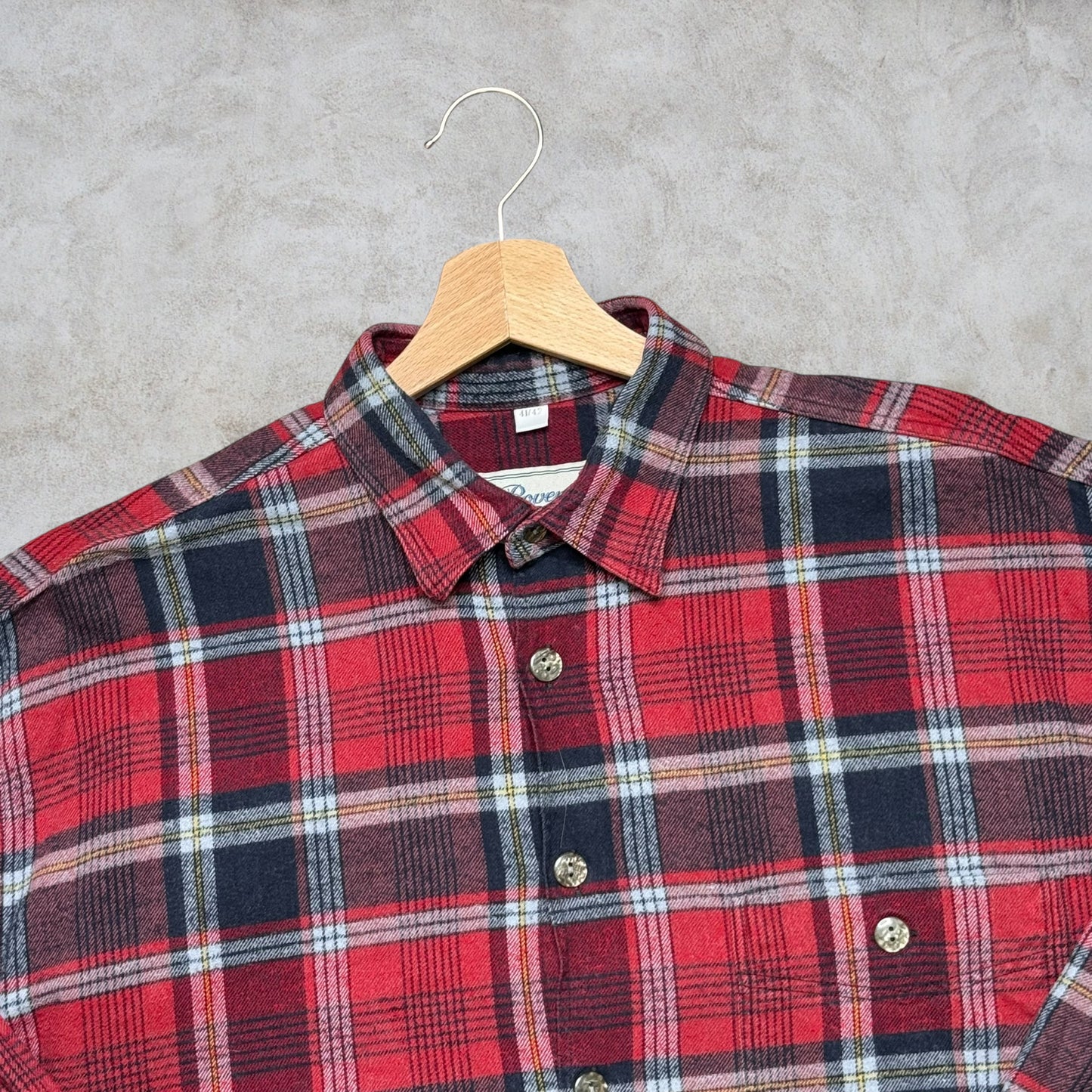 Camicia di Flanella Vintage a quadri taglia L