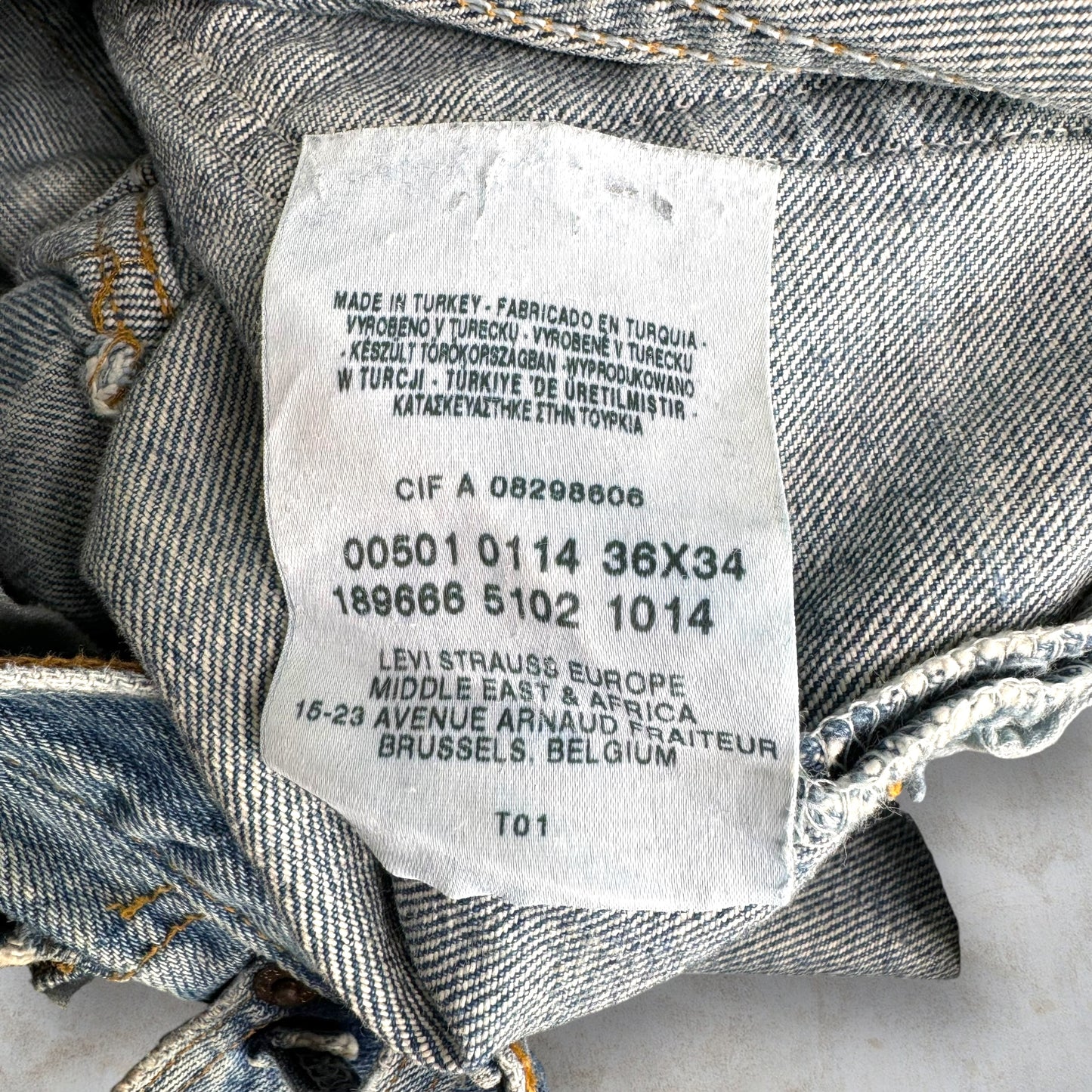 Vintage Levi's 501 Jeans taglia W36 L34