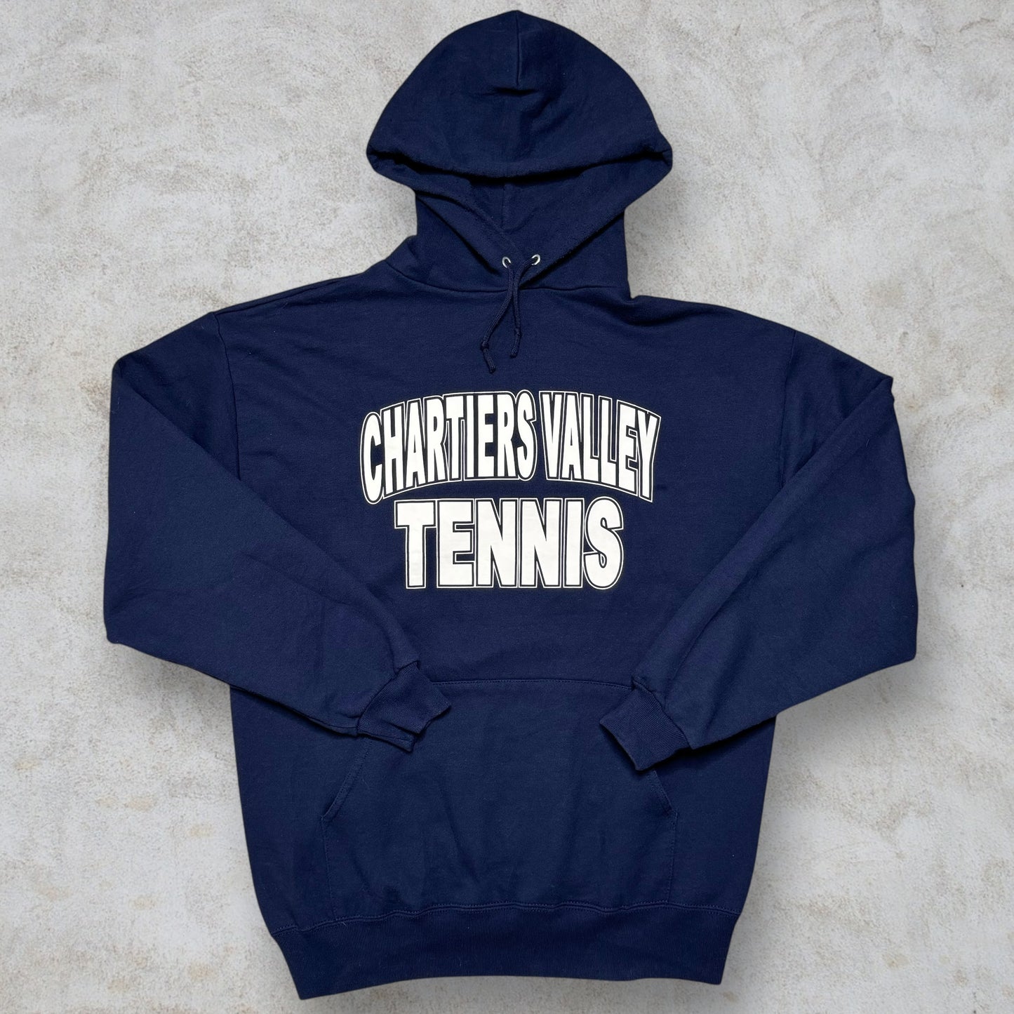 Felpa con Cappuccio Vintage Chartiers Valley Tennis taglia L