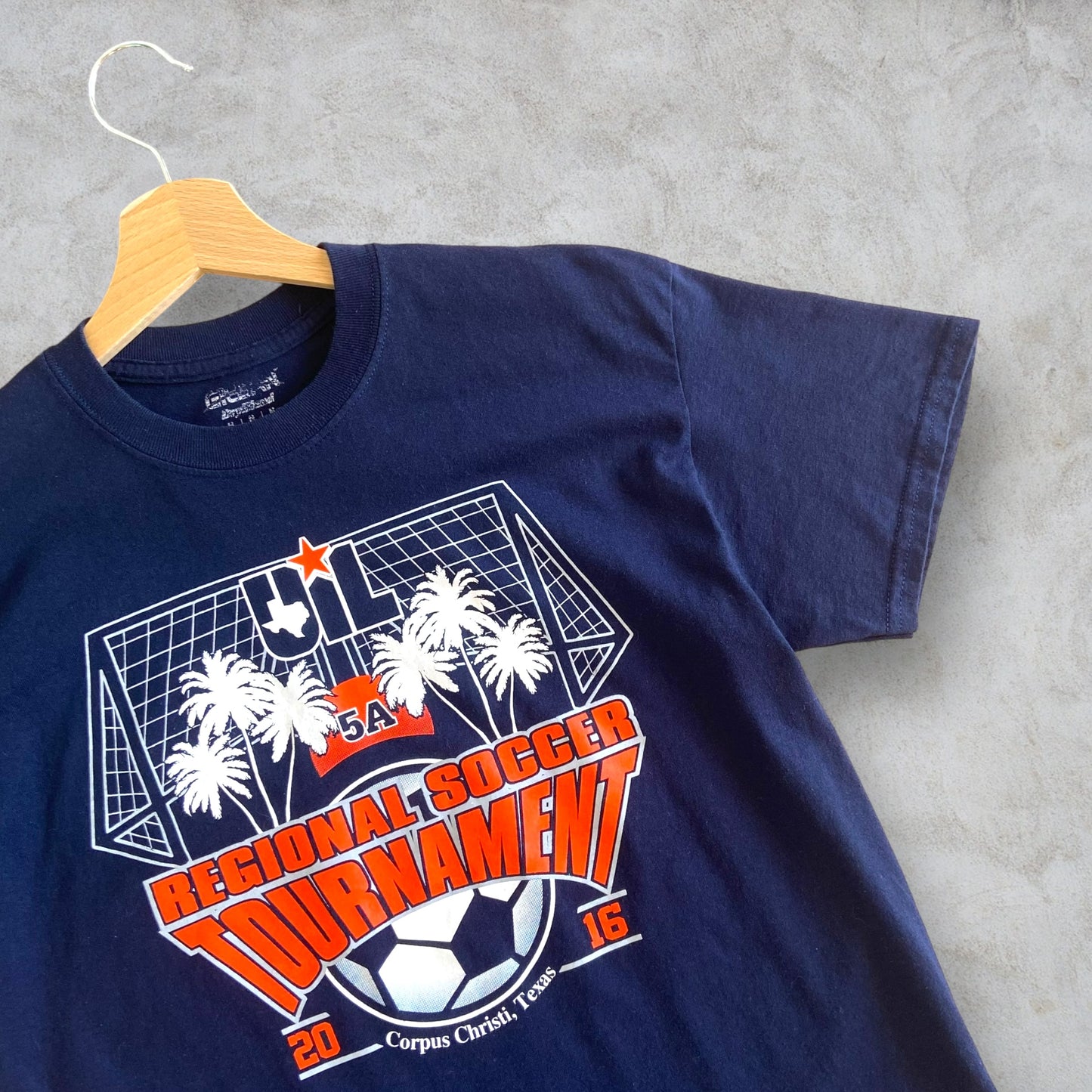 T-Shirt Vintage "Texas Soccer" taglia M