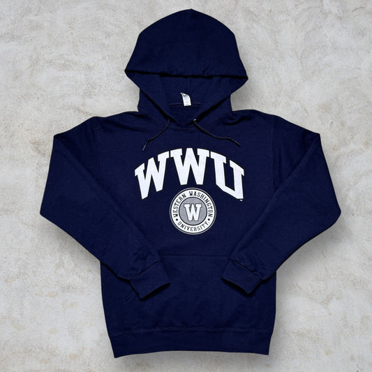 Felpa con Cappuccio Vintage Western Washington University Taglia S