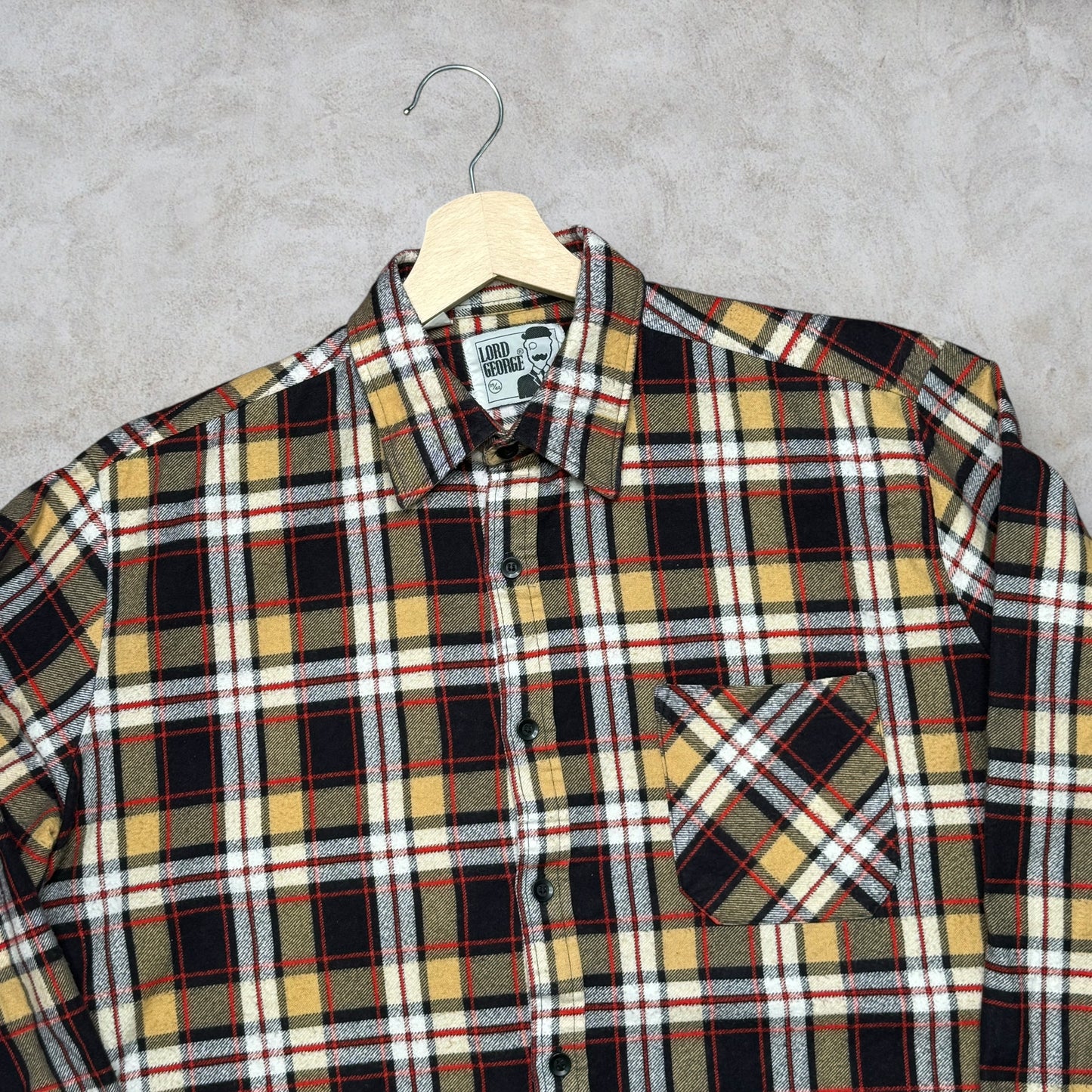 Camicia di Flanella a quadri Vintage taglia M