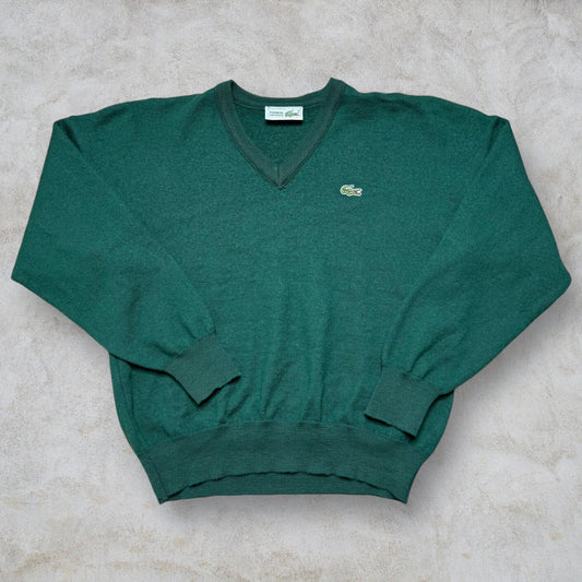 Maglione Lacoste Vintage in lana vergine taglia 4 (M)