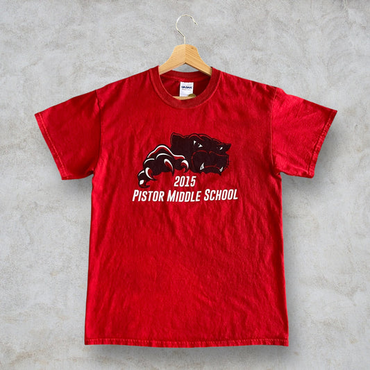 T-Shirt "Pistor Middle School 2015" taglia M