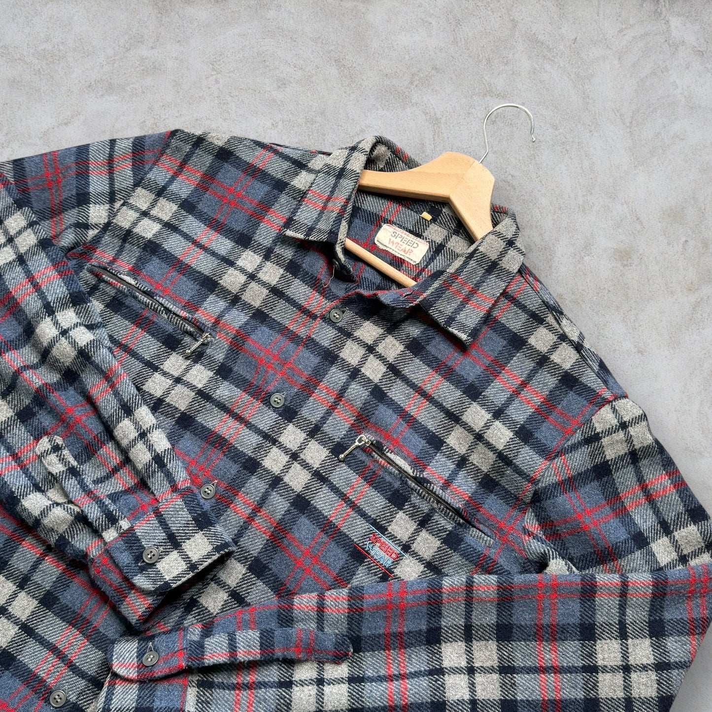 Camicia di Flanella Vintage a quadri taglia L