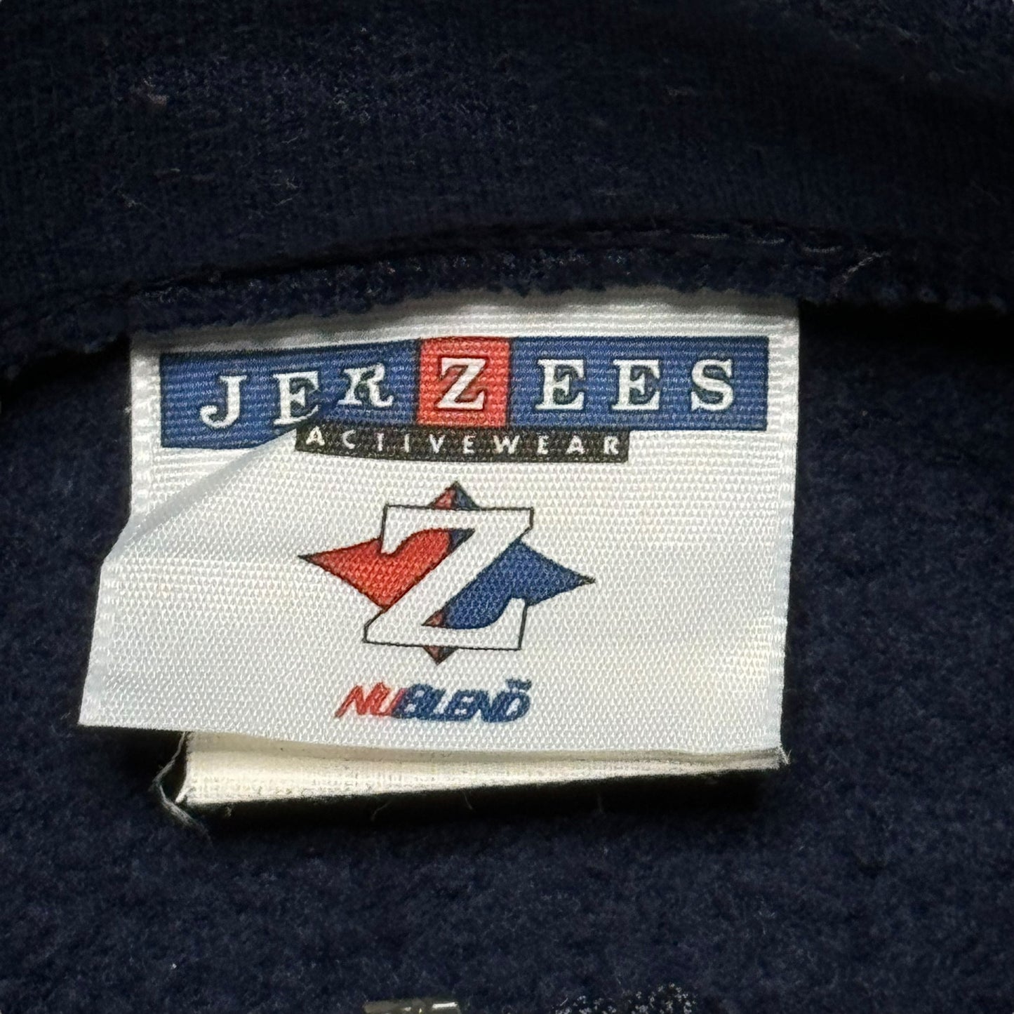 Felpa quarter-zip Vintage Jerzees taglia XL