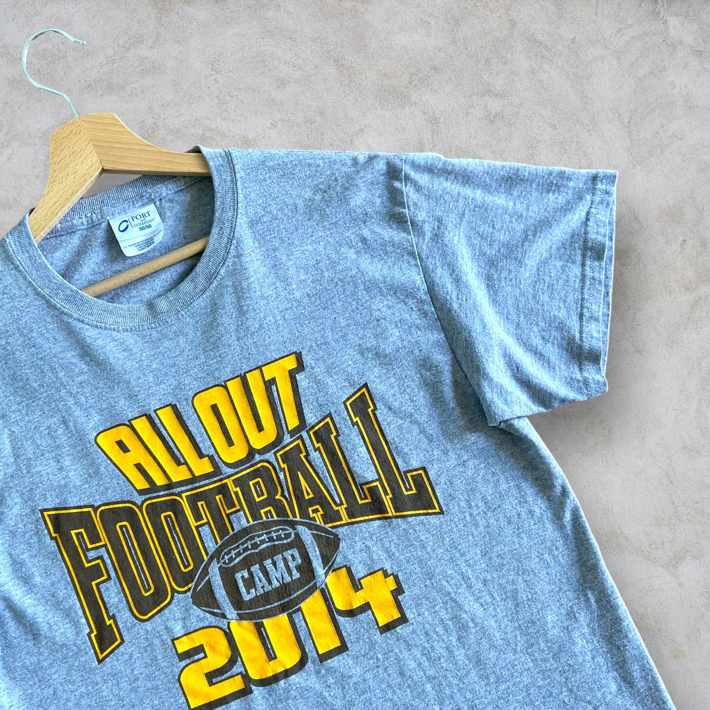 T-Shirt "All out Football Camp 2014" taille M