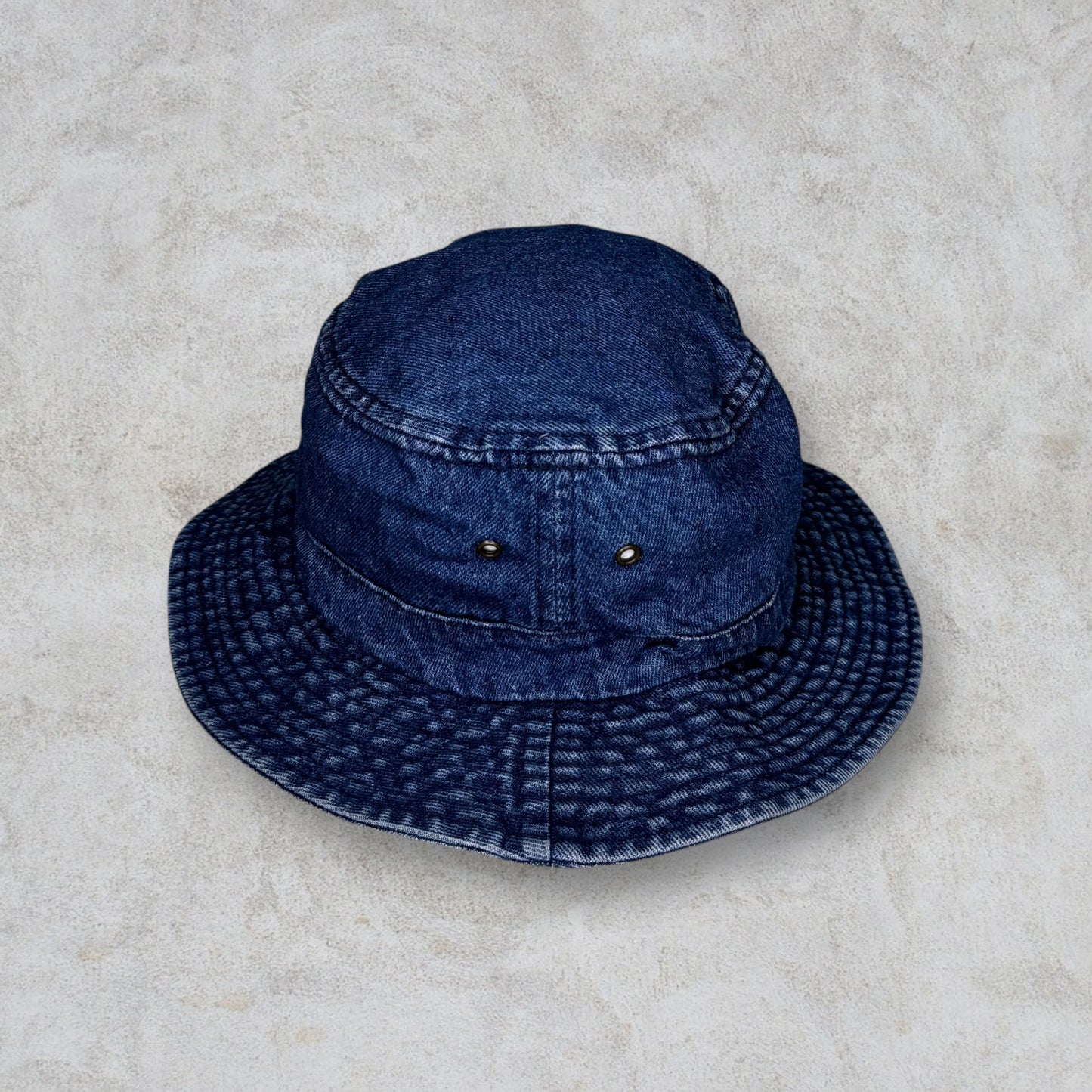 Vintage Denim Pattern Cotton Fisherman Hat