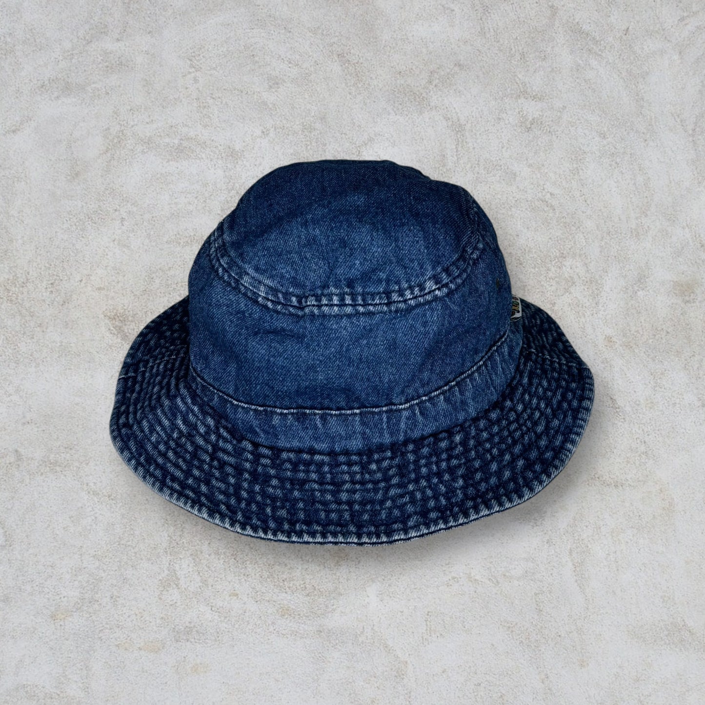 Vintage Denim Pattern Cotton Fisherman Hat