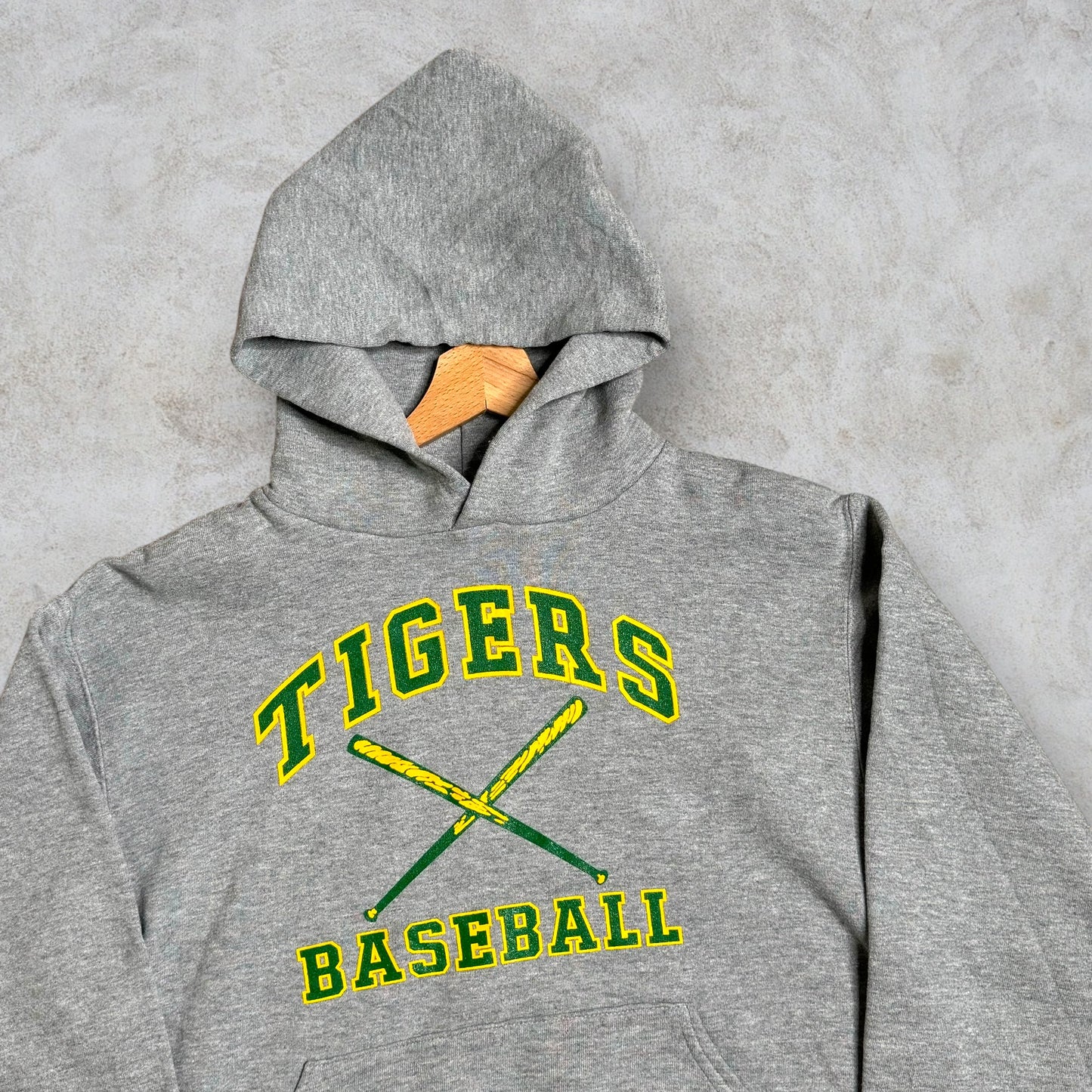 Vintage Russel Athletic Tigers Baseball Hoodie size S