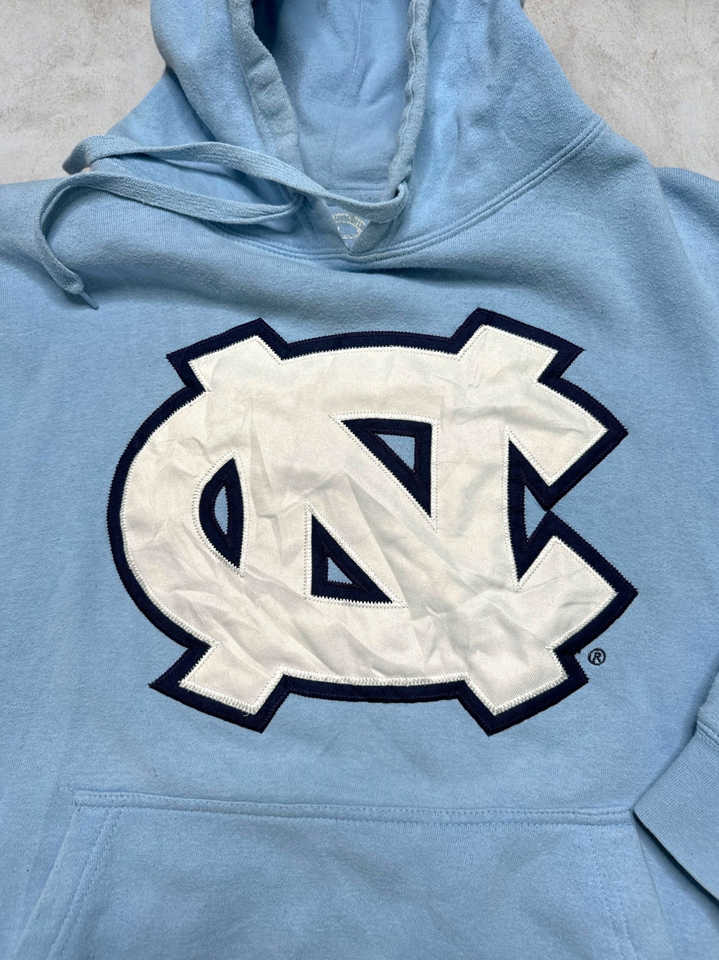 Felpa con cappuccio Vintage "University of North Carolina" taglia L