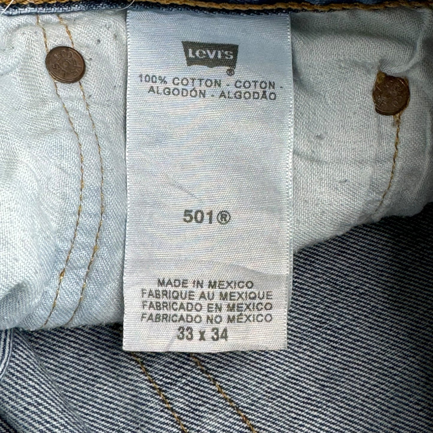 Vintage Levi's 501 Jeans taglia W33 L29