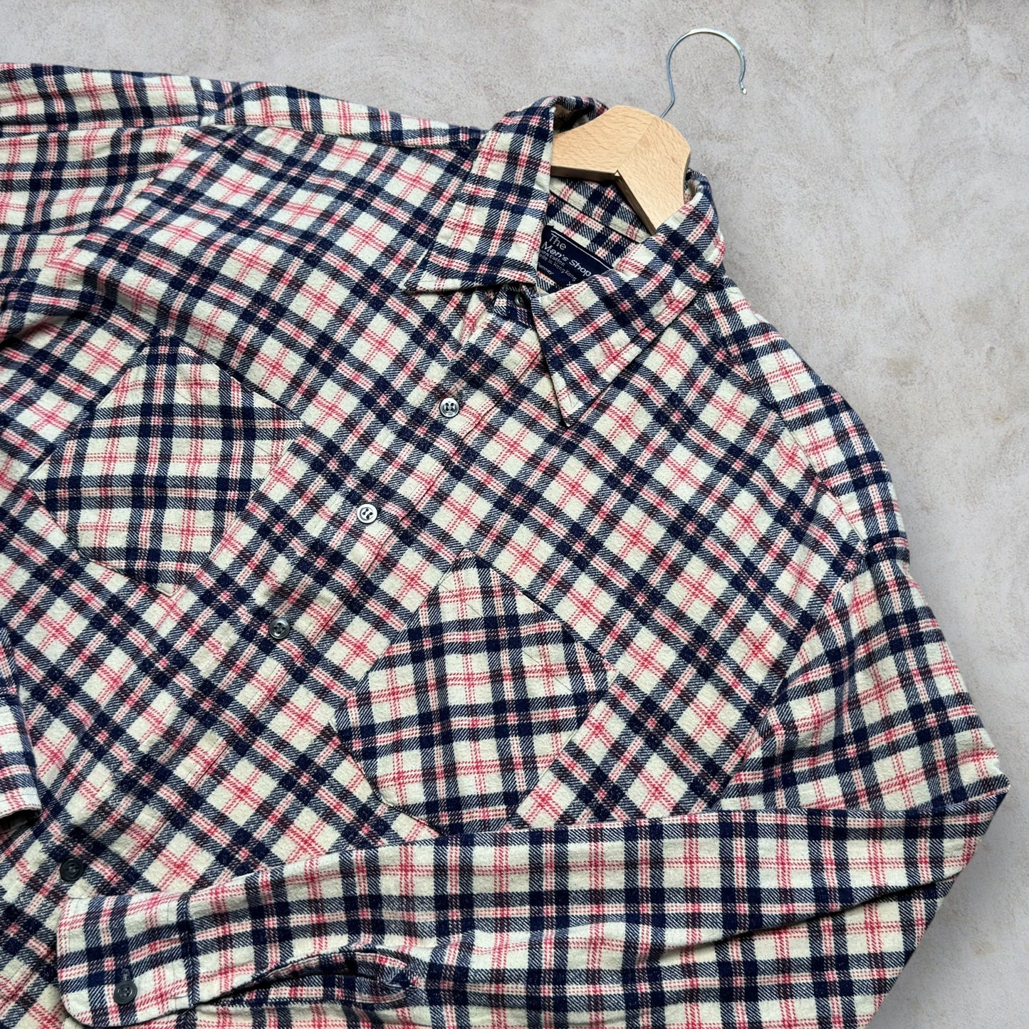 Camicia di Flanella Vintage in cotone taglia XL