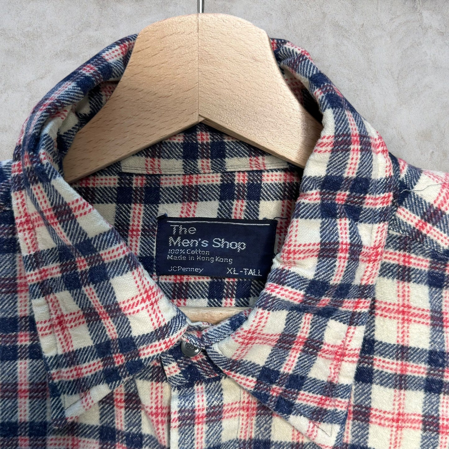 Camicia di Flanella Vintage in cotone taglia XL